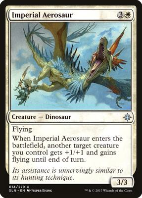 Imperial Aerosaur card from Ixalan