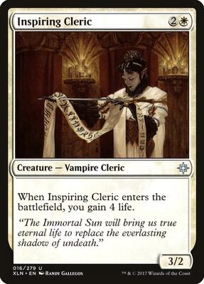 Inspiring Cleric card from Ixalan