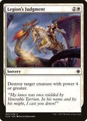 Legion's Judgment card from Ixalan