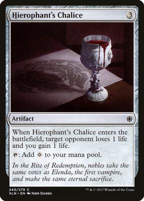 Hierophant's Chalice card from Ixalan