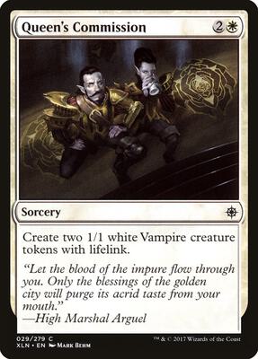 Queen's Commission card from Ixalan