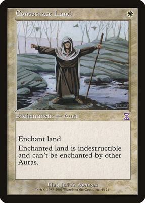 Consecrate Land card from Timeshifted