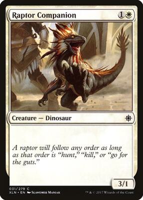 Raptor Companion card from Ixalan