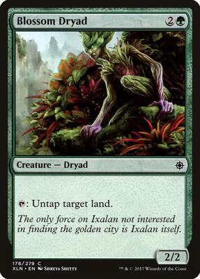 Blossom Dryad card from Ixalan