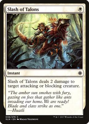 Slash of Talons card from Ixalan
