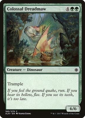 Colossal Dreadmaw card from Ixalan