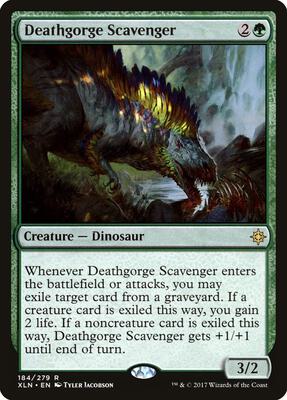 Deathgorge Scavenger card from Ixalan