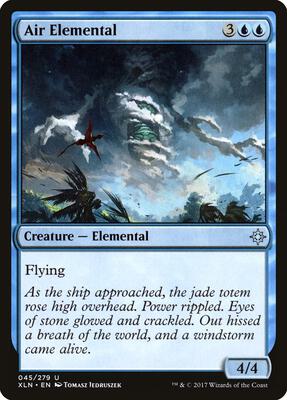 Air Elemental card from Ixalan