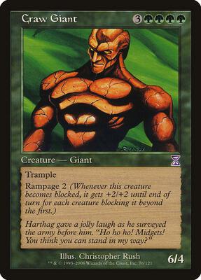 Craw Giant card from Timeshifted