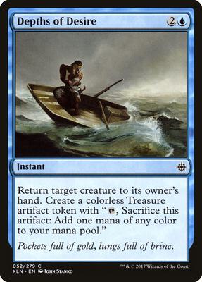Depths of Desire card from Ixalan