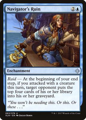 Navigator's Ruin card from Ixalan