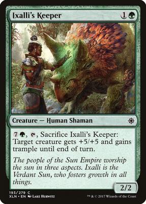 Ixalli's Keeper card from Ixalan