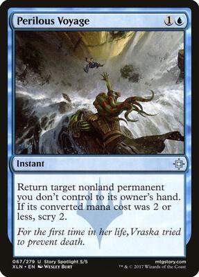 Perilous Voyage card from Ixalan