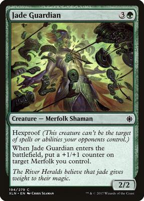 Jade Guardian card from Ixalan
