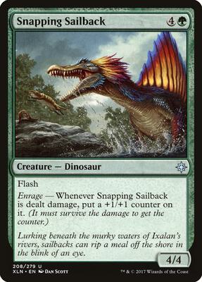 Snapping Sailback card from Ixalan