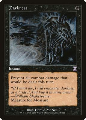 Darkness card from Timeshifted
