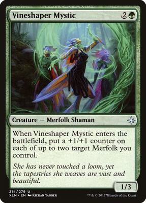Vineshaper Mystic card from Ixalan