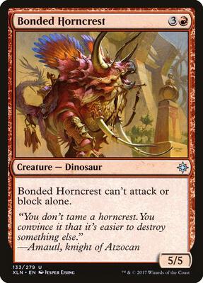 Bonded Horncrest card from Ixalan