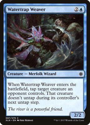Watertrap Weaver card from Ixalan