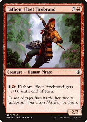 Fathom Fleet Firebrand card from Ixalan