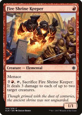 Fire Shrine Keeper card from Ixalan