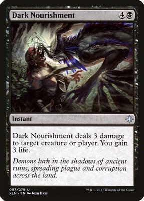 Dark Nourishment card from Ixalan
