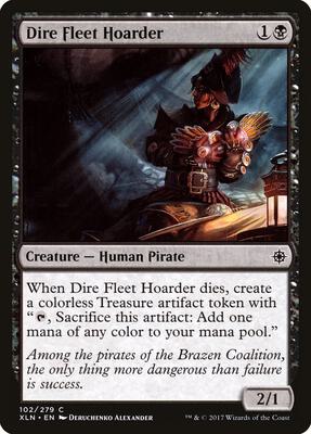 Dire Fleet Hoarder card from Ixalan