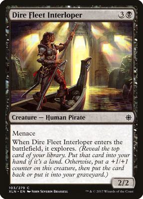 Dire Fleet Interloper card from Ixalan