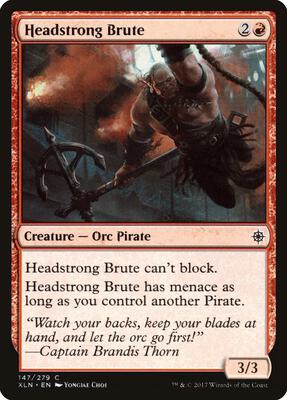 Headstrong Brute card from Ixalan