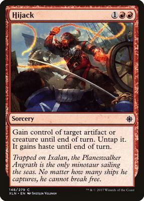 Hijack card from Ixalan