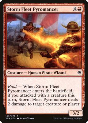 Storm Fleet Pyromancer card from Ixalan