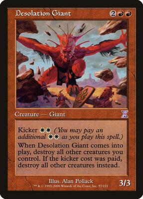 Desolation Giant card from Timeshifted