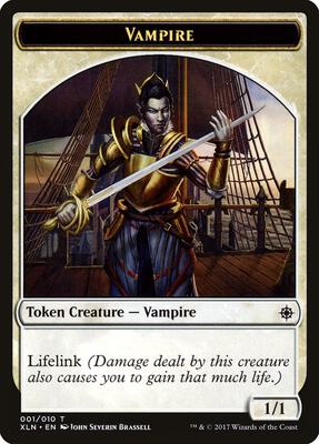 Vampire Token card from Ixalan
