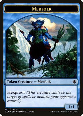 Merfolk Token card from Ixalan