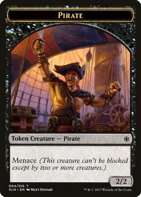 Pirate Token card from Ixalan