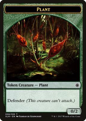 Plant Token card from Ixalan