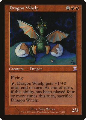 Dragon Whelp card from Timeshifted