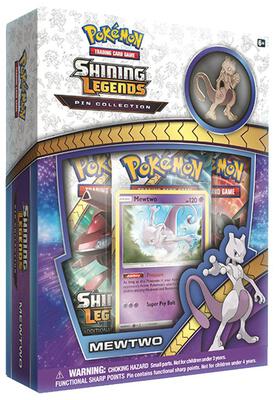 Shining Legends Pin Collection: Mewtwo card from Shining Legends