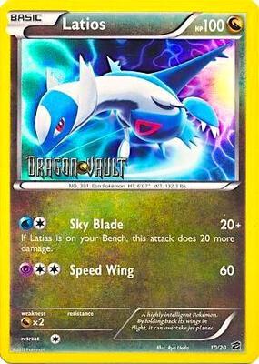 Latios - 10/20 (Dragon Vault) card from Blister Exclusives