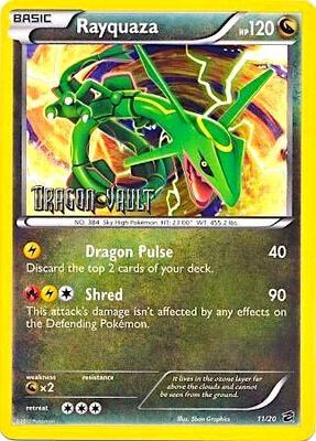 Rayquaza - 11/20 (Dragon Vault) card from Blister Exclusives