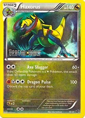 Haxorus - 16/20 (Dragon Vault) card from Blister Exclusives