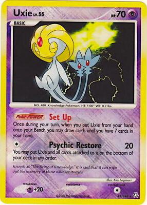 Uxie - 43/146 (League Promo) card from League & Championship Cards