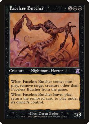 Faceless Butcher card from Timeshifted