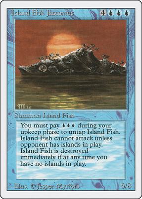 Island Fish Jasconius card from Revised Edition