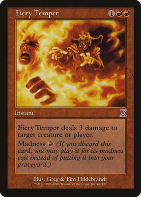 Fiery Temper card from Timeshifted