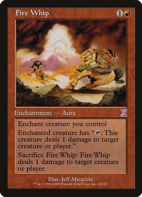 Fire Whip card from Timeshifted
