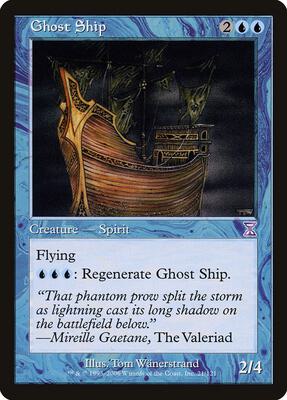 Ghost Ship card from Timeshifted
