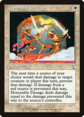 Honorable Passage card from Timeshifted