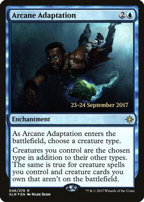 Arcane Adaptation card from Prerelease Cards
