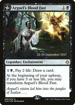 Arguel's Blood Fast card from Prerelease Cards